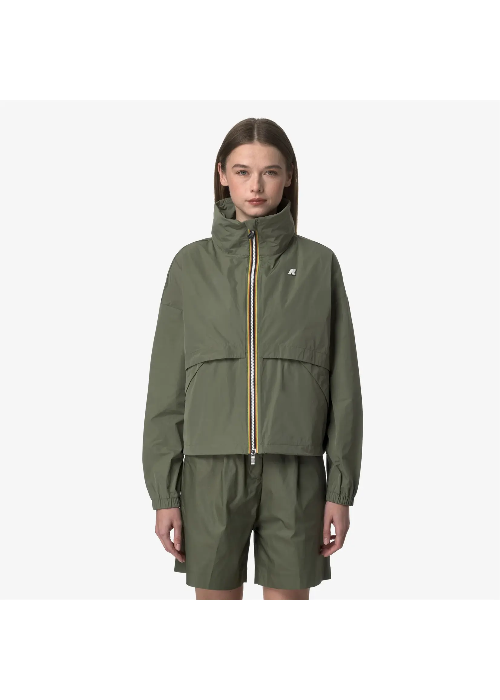 K-WAY K-Way - Aubette Memory Touch - Green Linchen