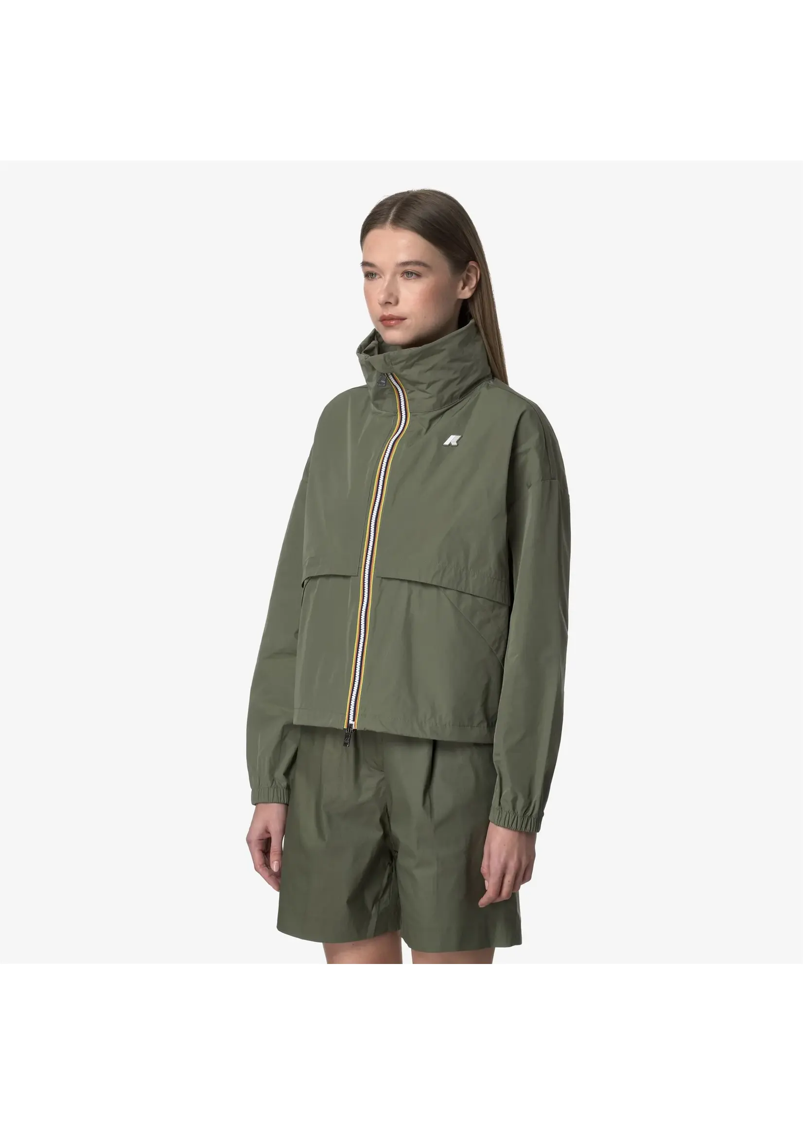 K-WAY K-Way - Aubette Memory Touch - Green Linchen