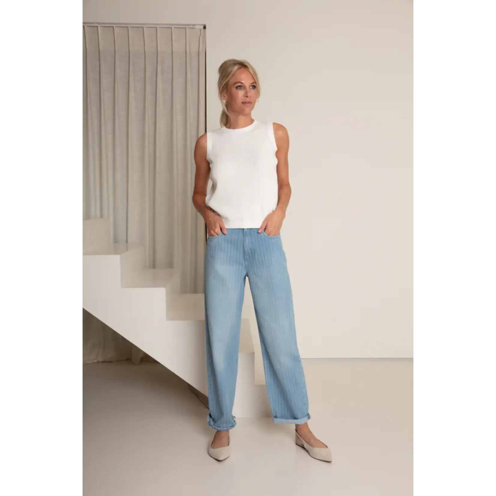 AC by Annelien Coorevits AC - Elizabeth Top - Wit