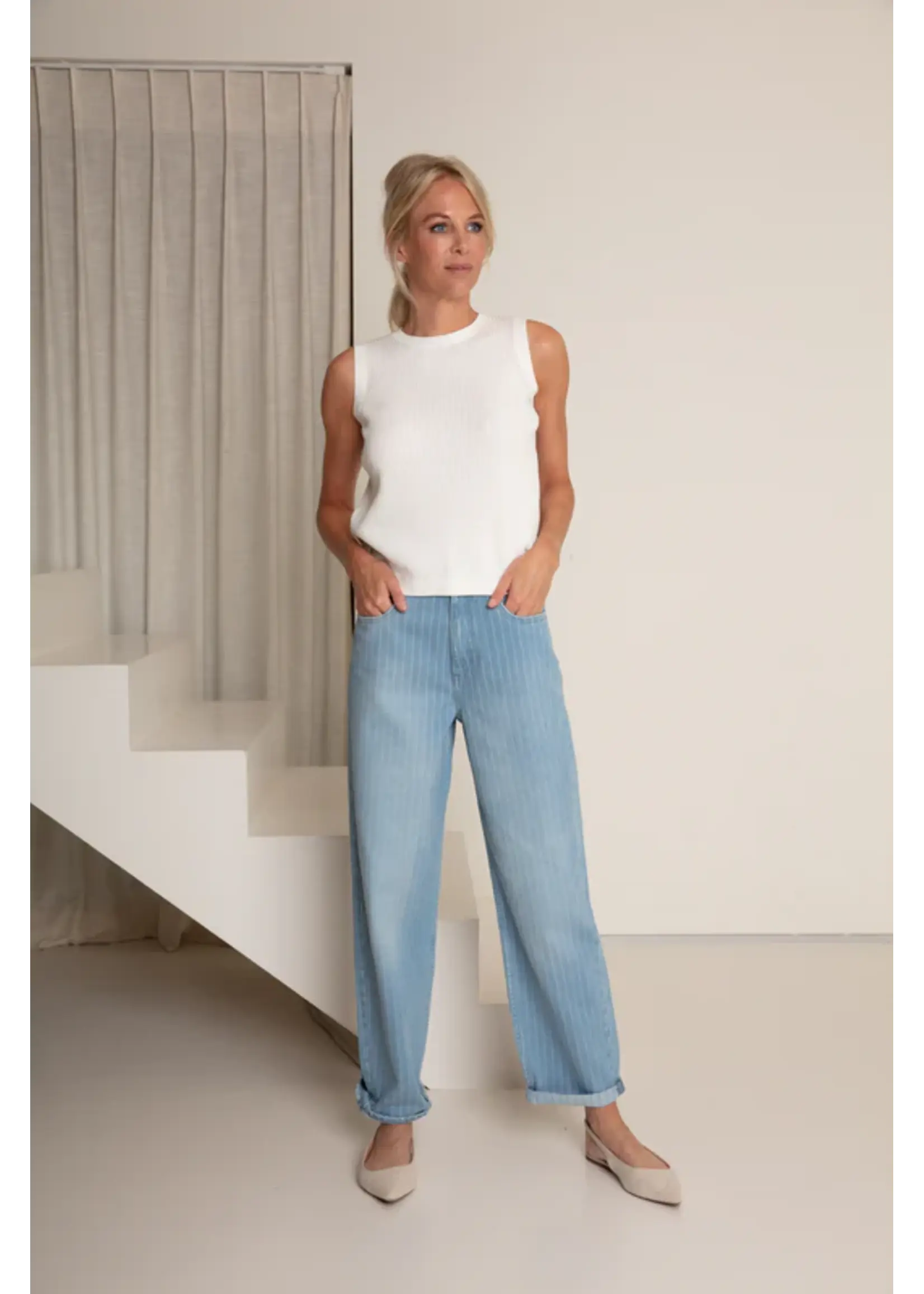 AC by Annelien Coorevits AC - Elizabeth Top - Wit