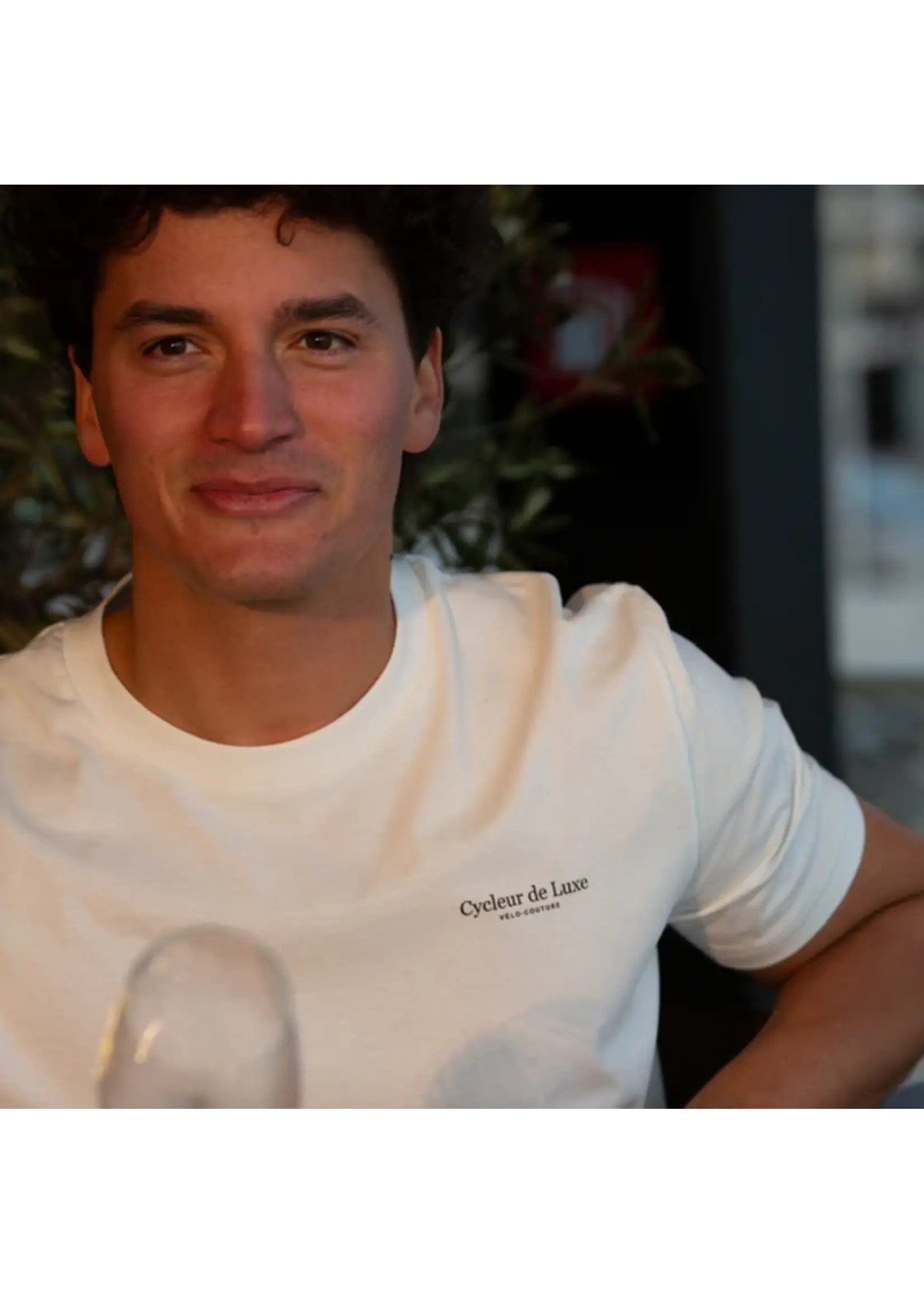 Cycleur de Luxe CDL - Pause & Pedal T-shirt - Wit