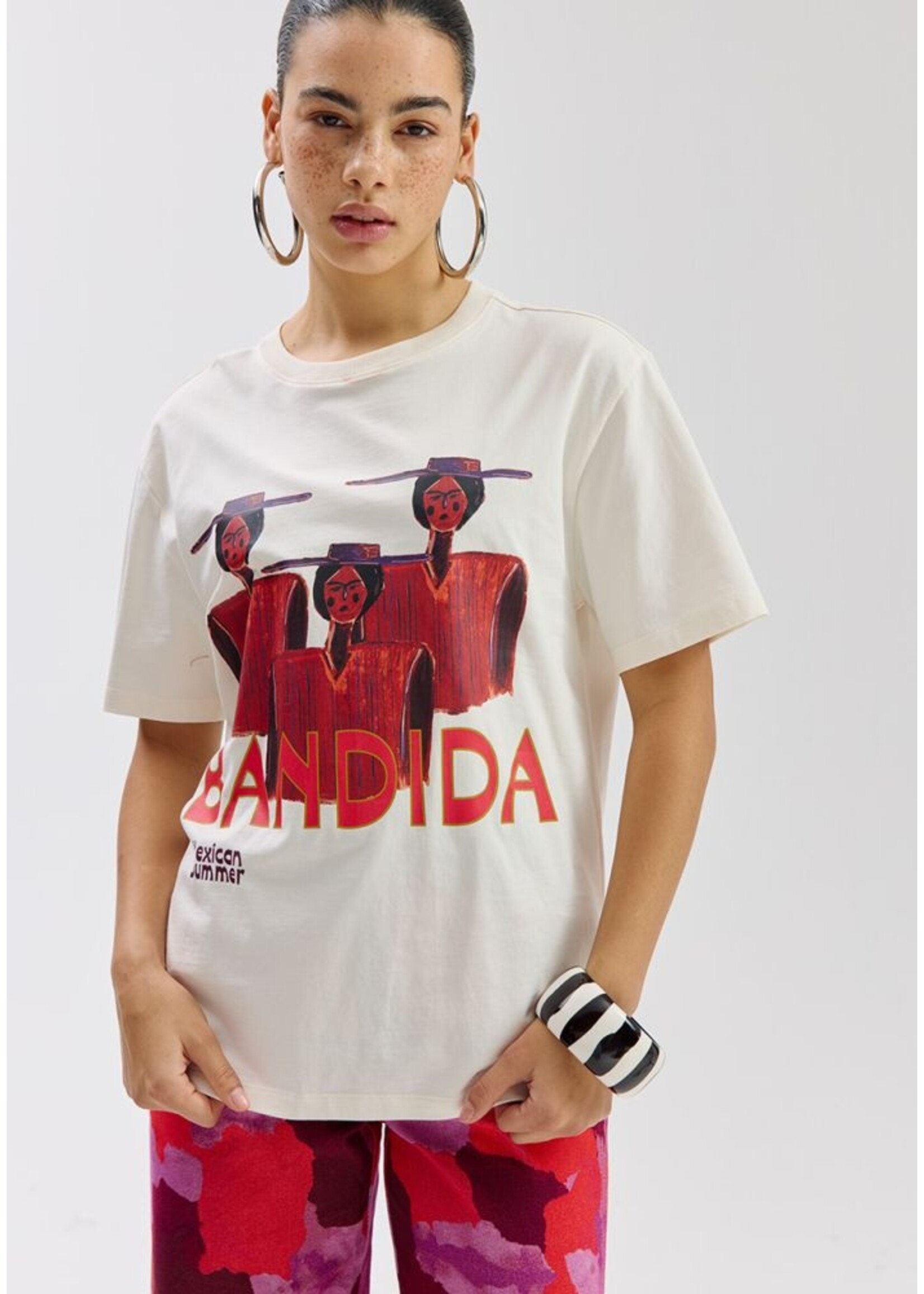 Harper&Yve Harper&Yve - Bandida T-shirt - Ecru