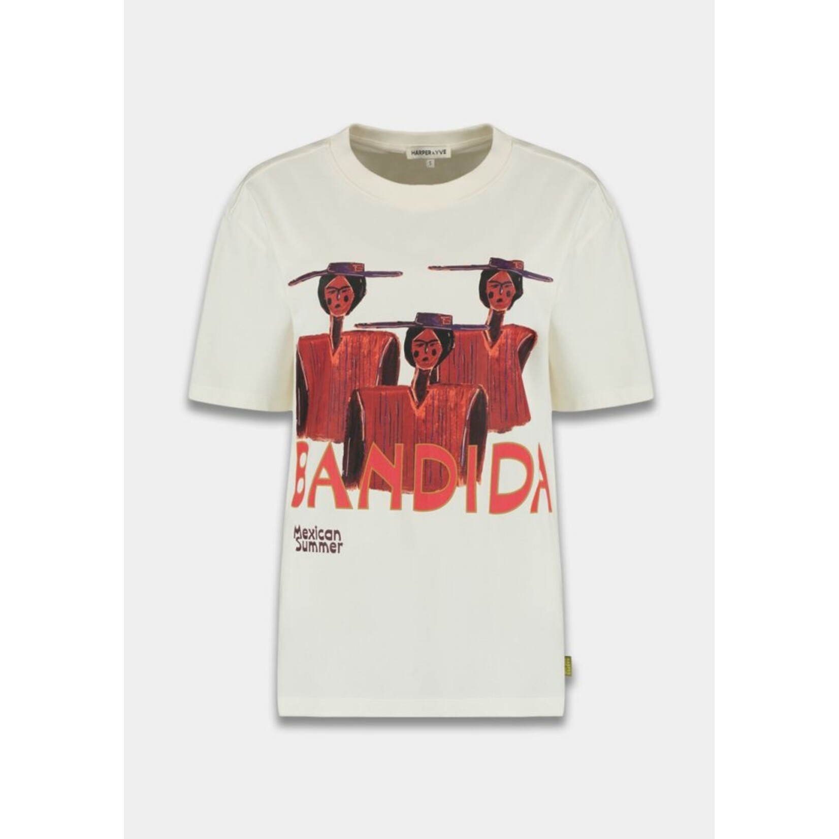 Harper&Yve Harper&Yve - Bandida T-shirt - Ecru