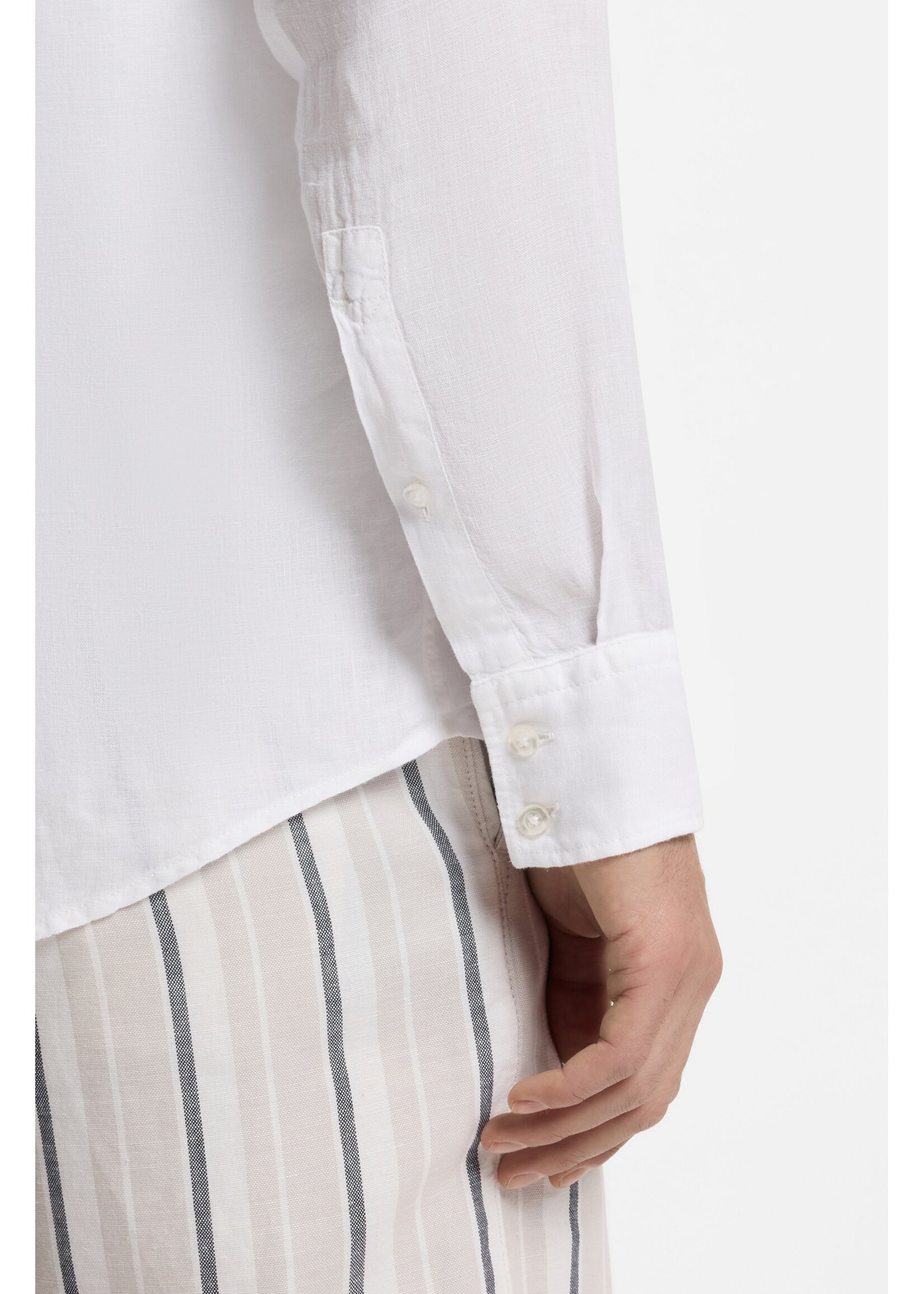 BOSS BOSS - Relegant Linnen  Hemd - Wit