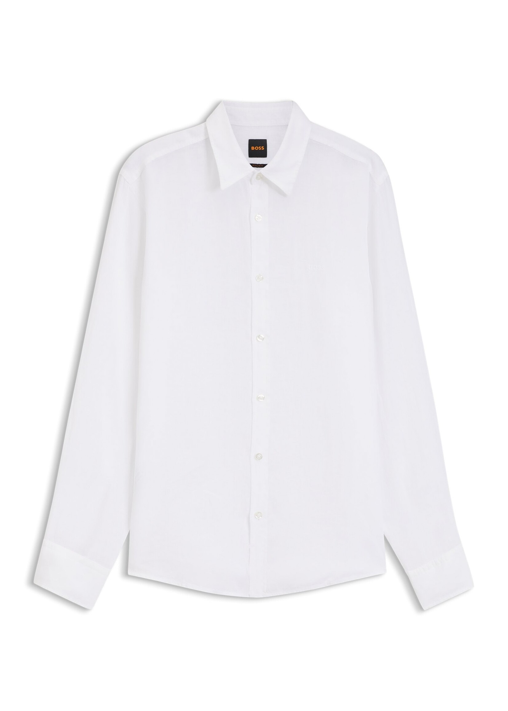 BOSS BOSS - Relegant Linnen  Hemd - Wit