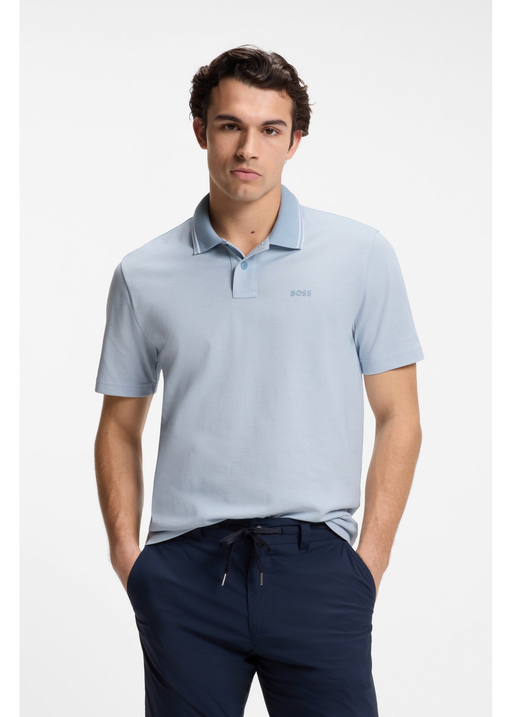 BOSS BOSS - PeoxfordNew Polo - Blauw