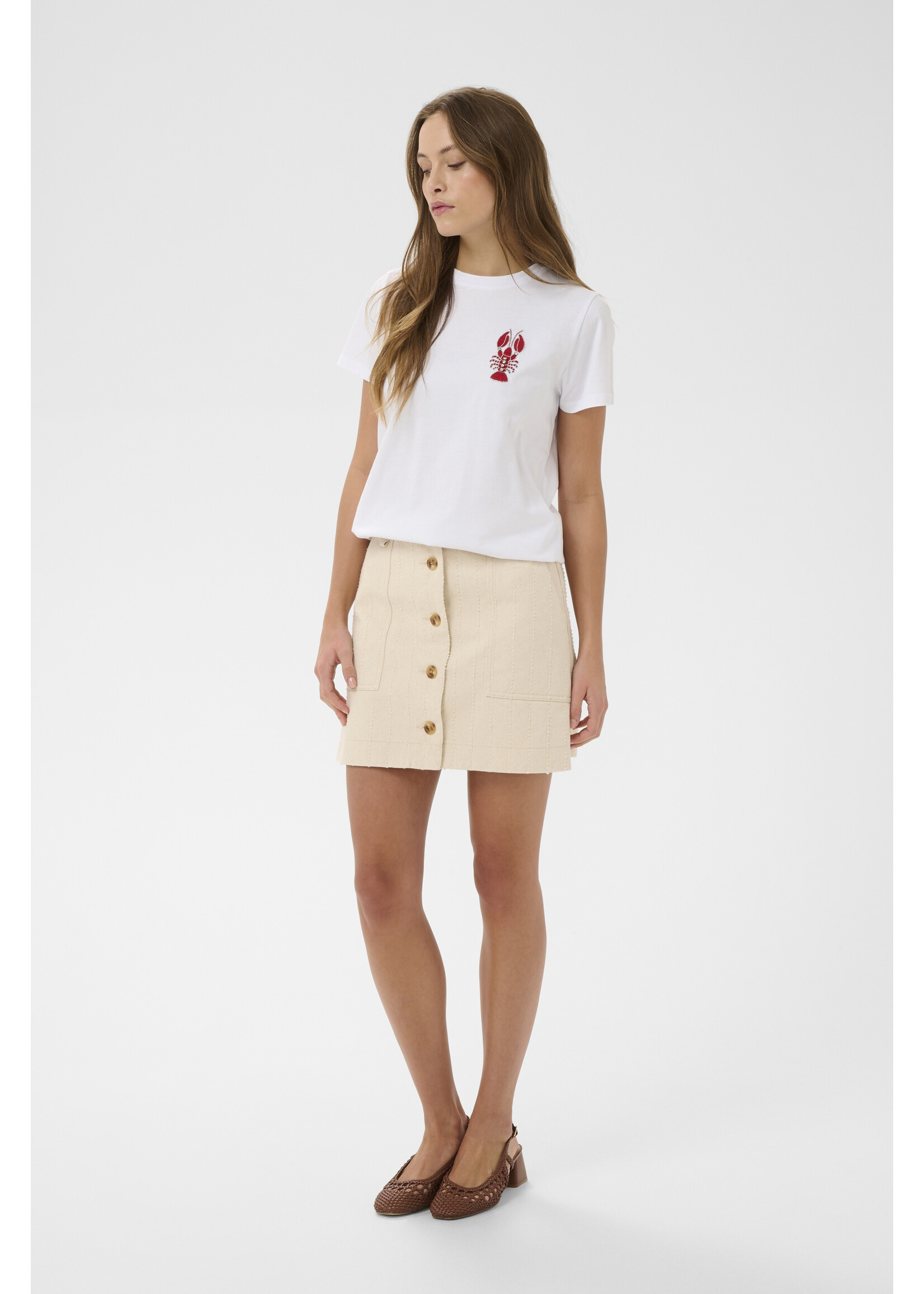 Saint Tropez Saint Tropez - ReannaSZ T-Shirt - Wit