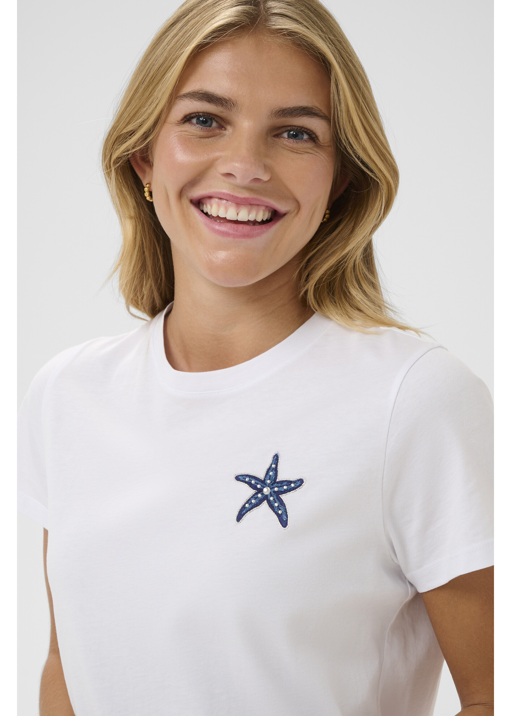 Saint Tropez Saint Tropez - RaeaSZ T-Shirt - Wit