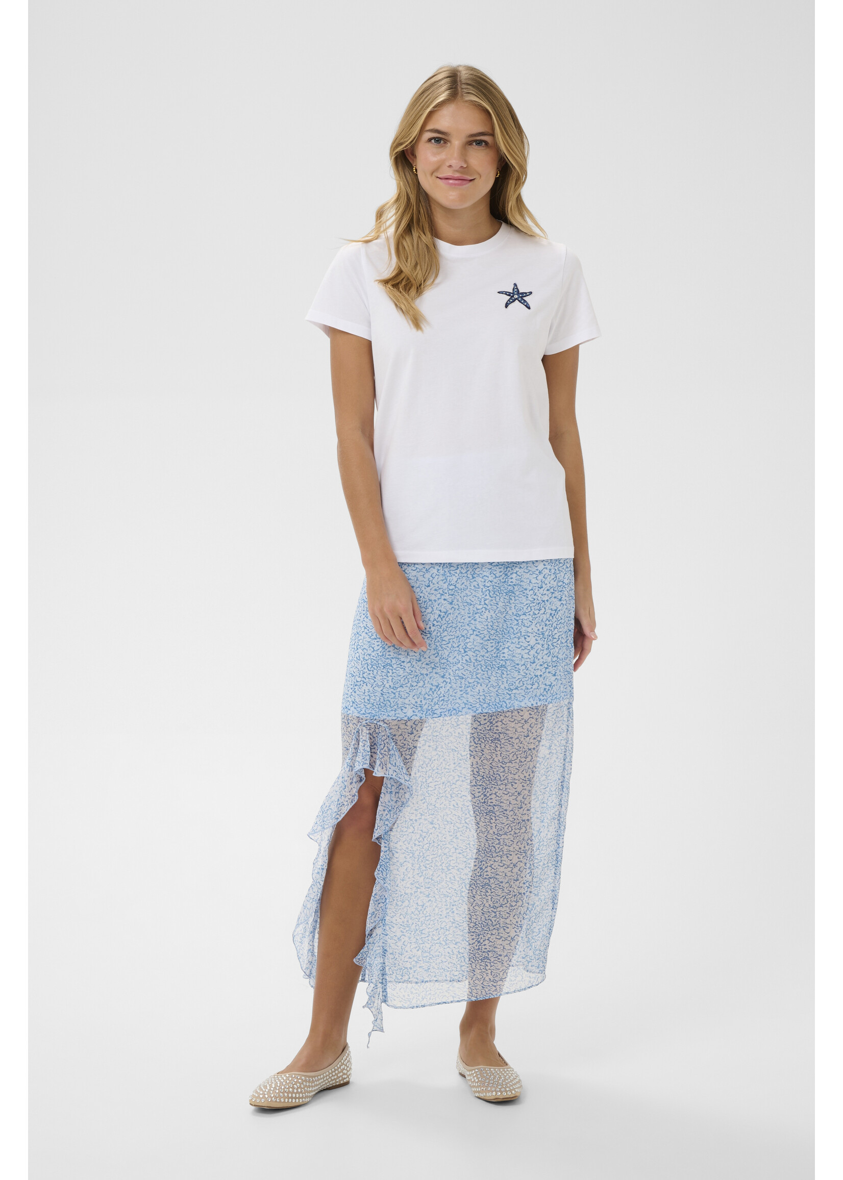 Saint Tropez Saint Tropez - RaeaSZ T-Shirt - Wit