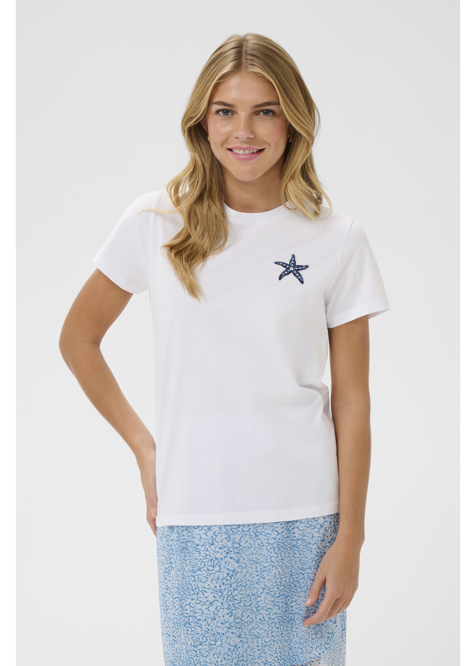 Saint Tropez Saint Tropez - RaeaSZ T-Shirt - Wit