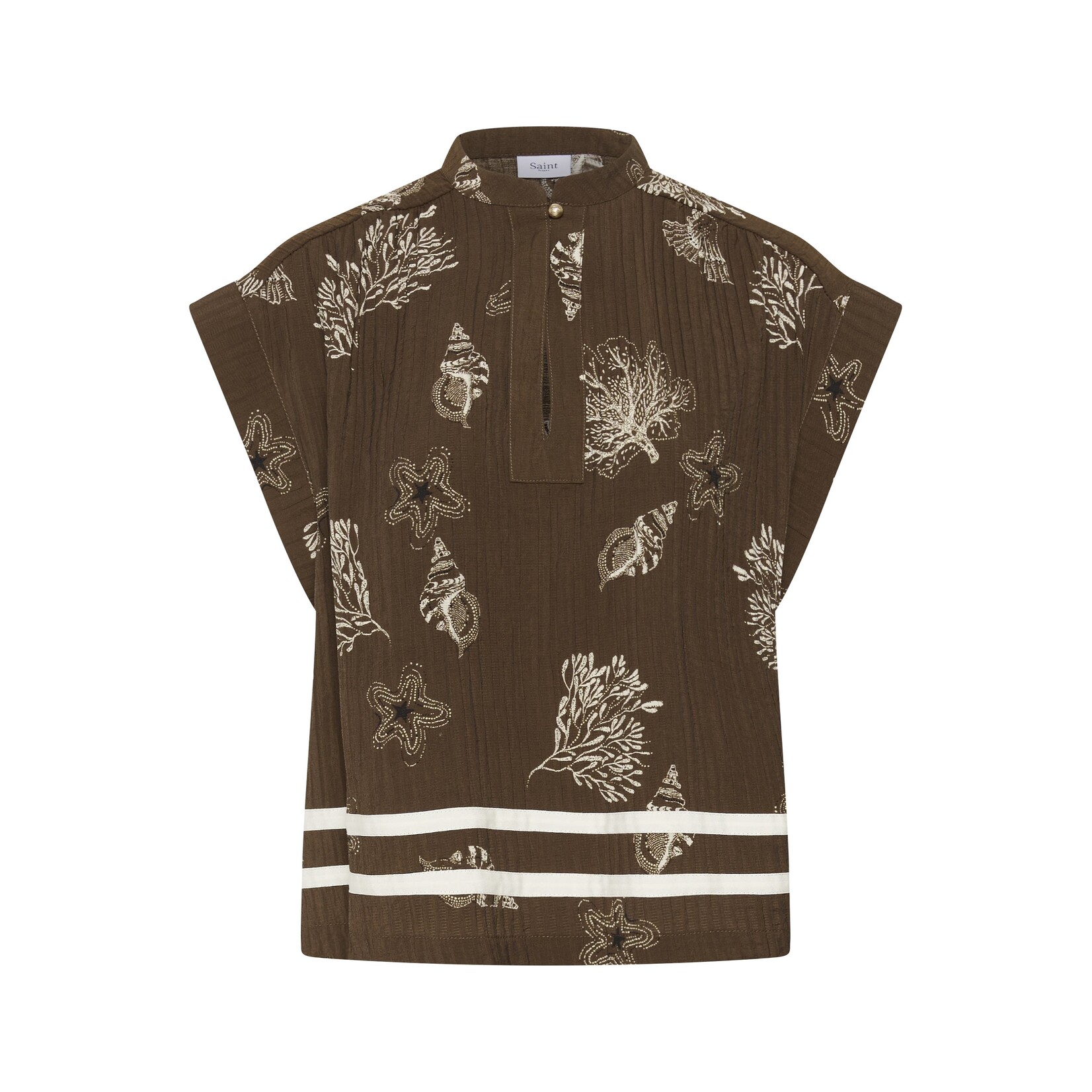 Saint Tropez Saint Tropez - RosashellSZ Blouse - Bruin