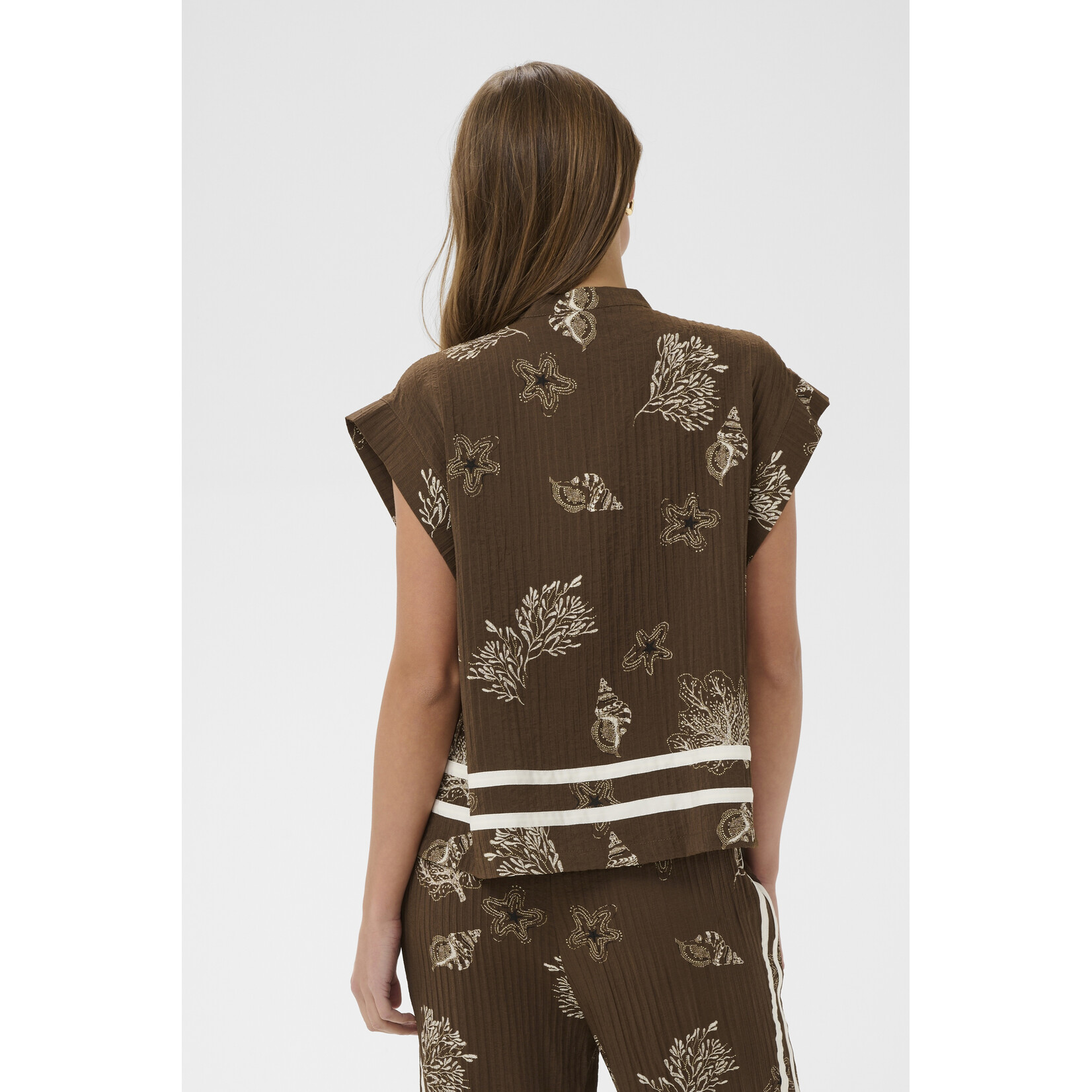 Saint Tropez Saint Tropez - RosashellSZ Blouse - Bruin