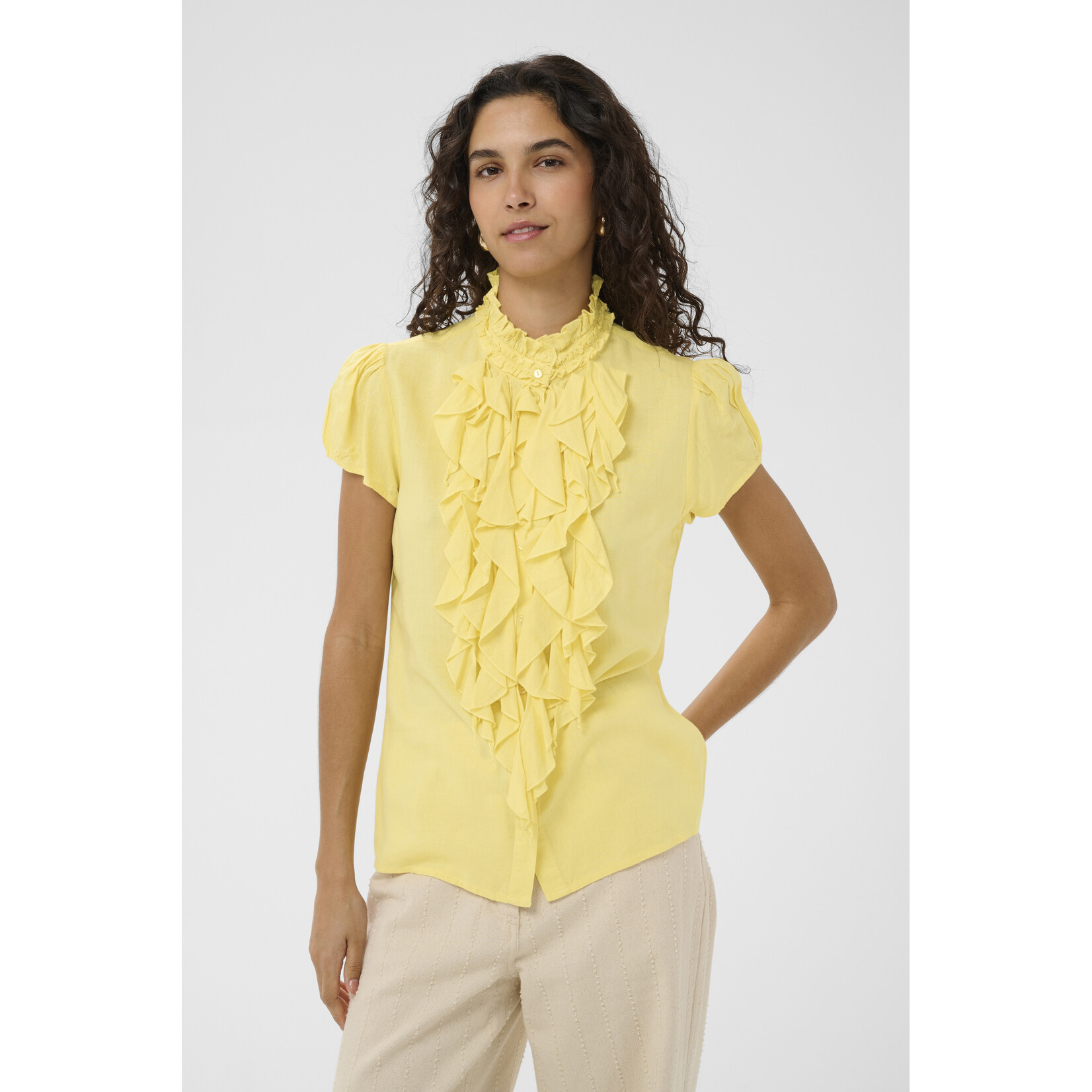 Saint Tropez Saint Tropez - ElliSZ Blouse - Geel