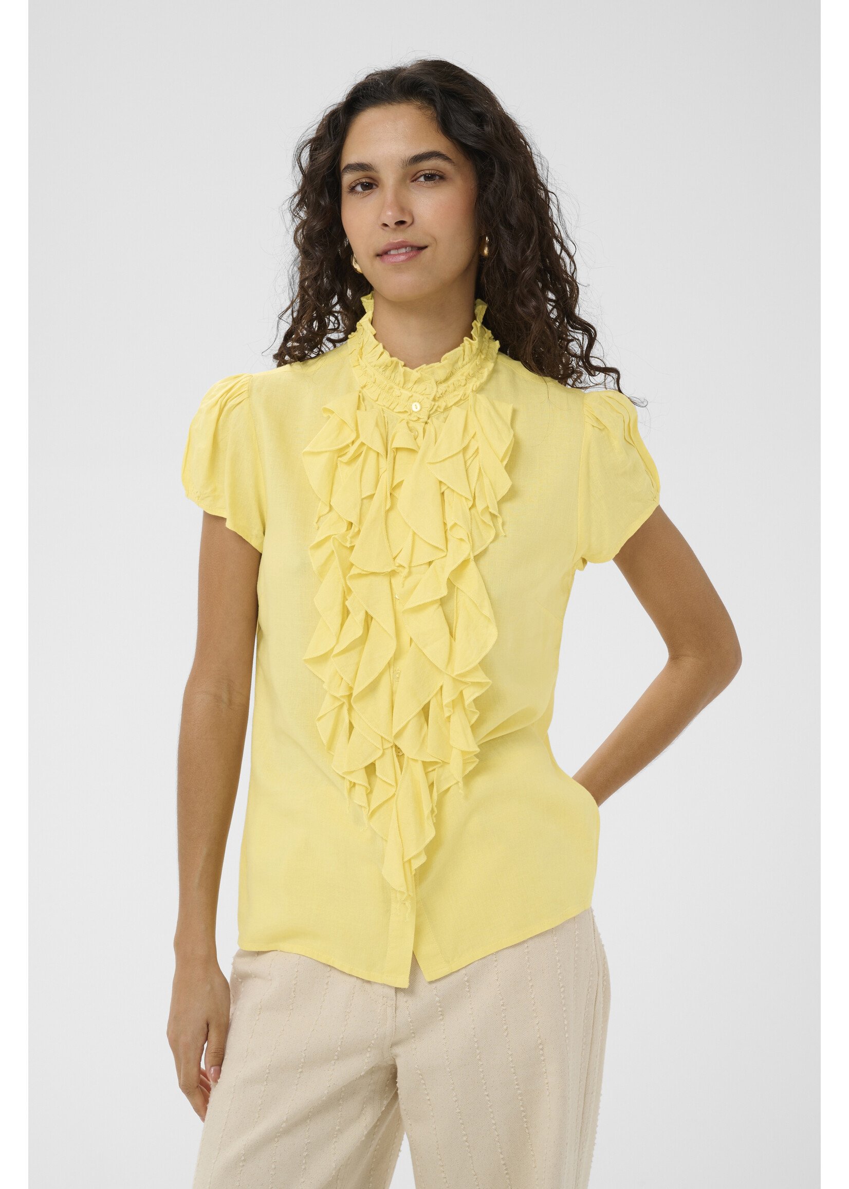 Saint Tropez Saint Tropez - ElliSZ Blouse - Geel