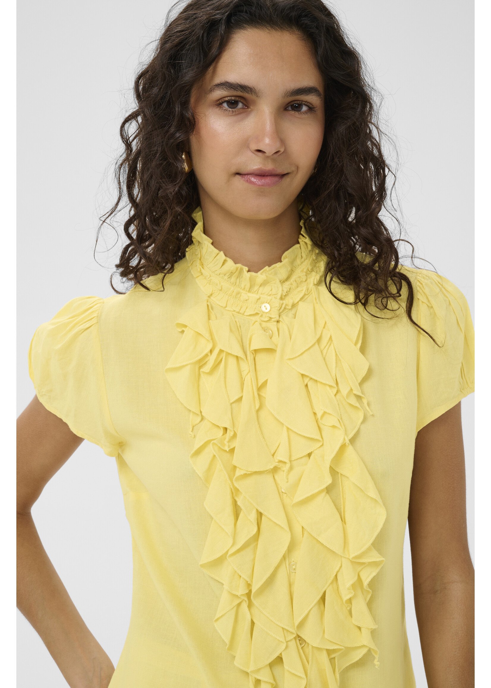 Saint Tropez Saint Tropez - ElliSZ Blouse - Geel