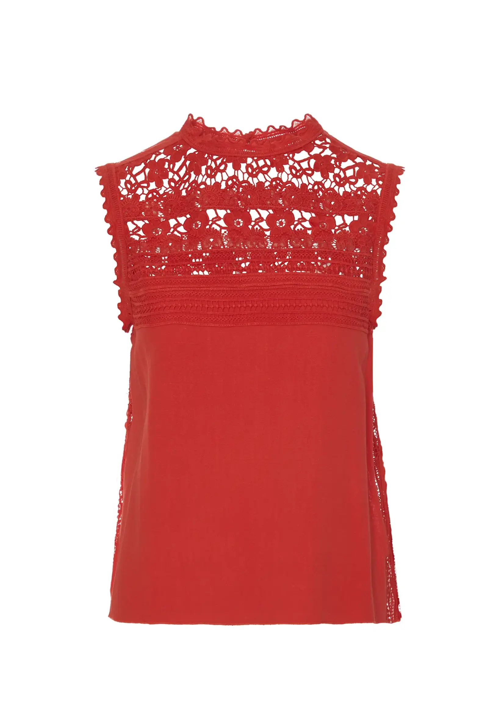 BSB BSB - Top met kant - Rood