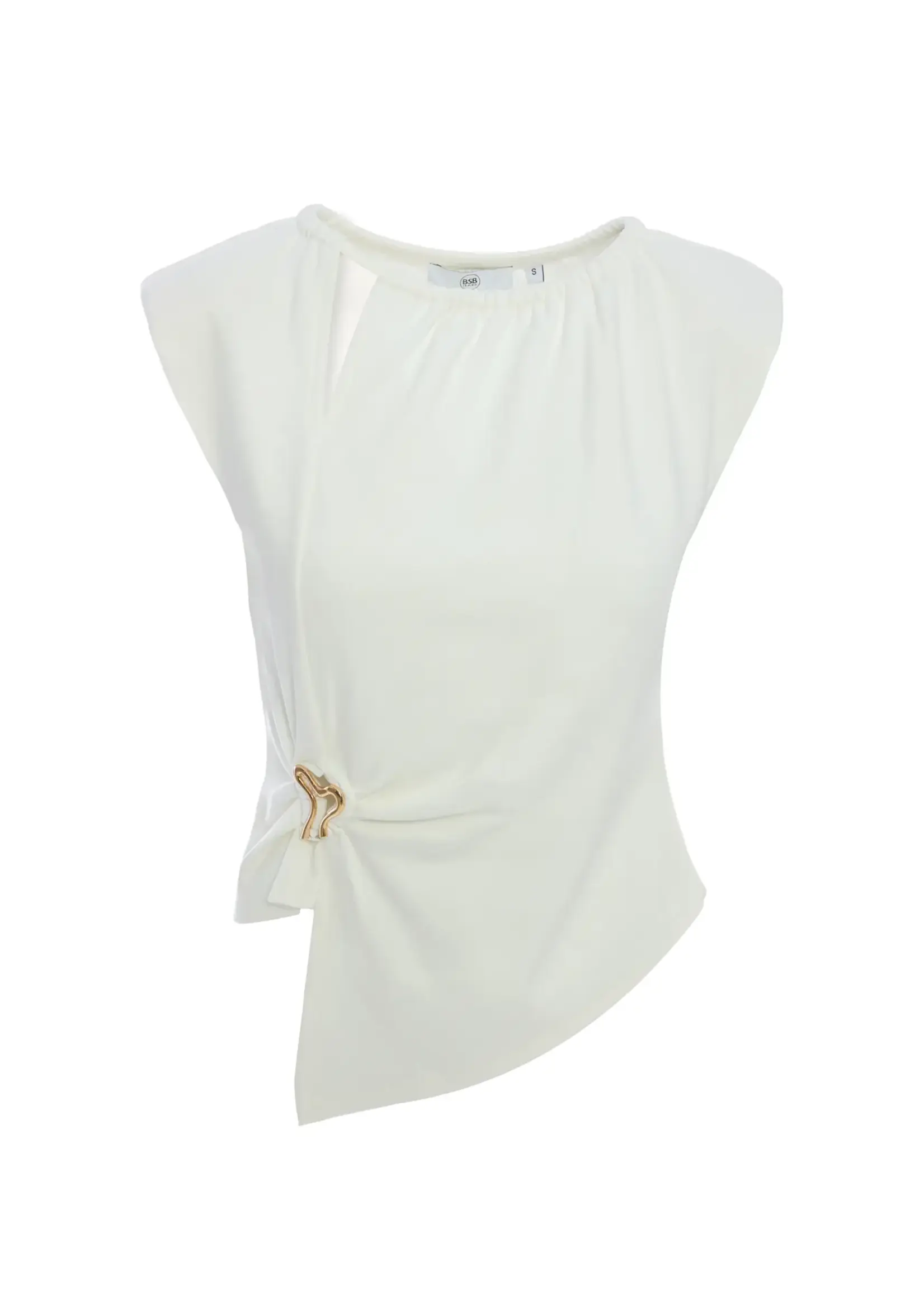 BSB BSB - Top met buckle - Off White