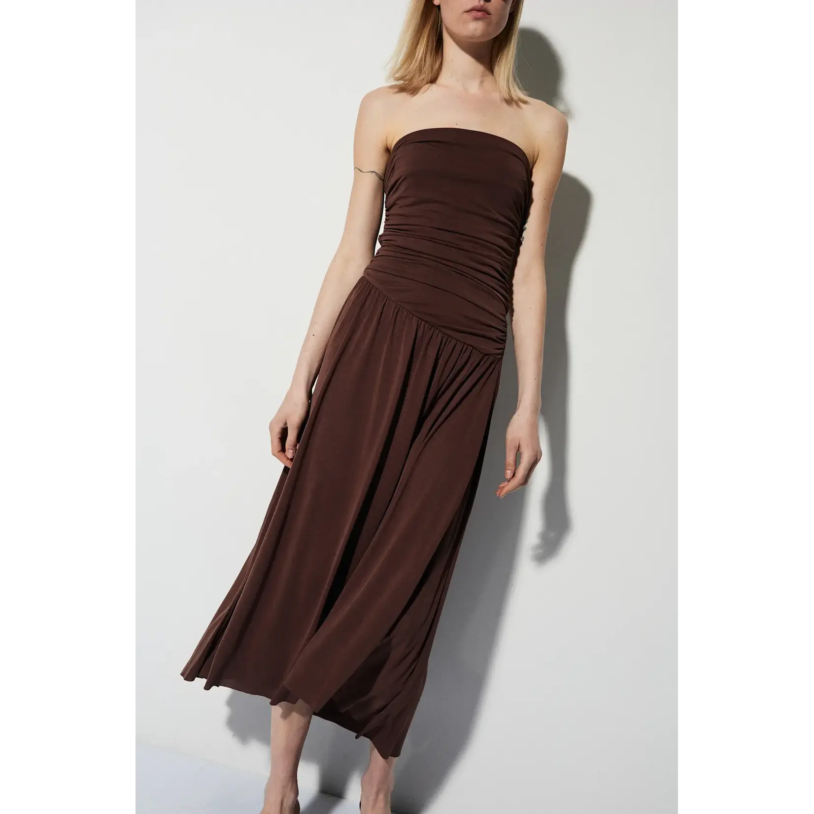 BSB BSB - Midi Jurk - Chocolade