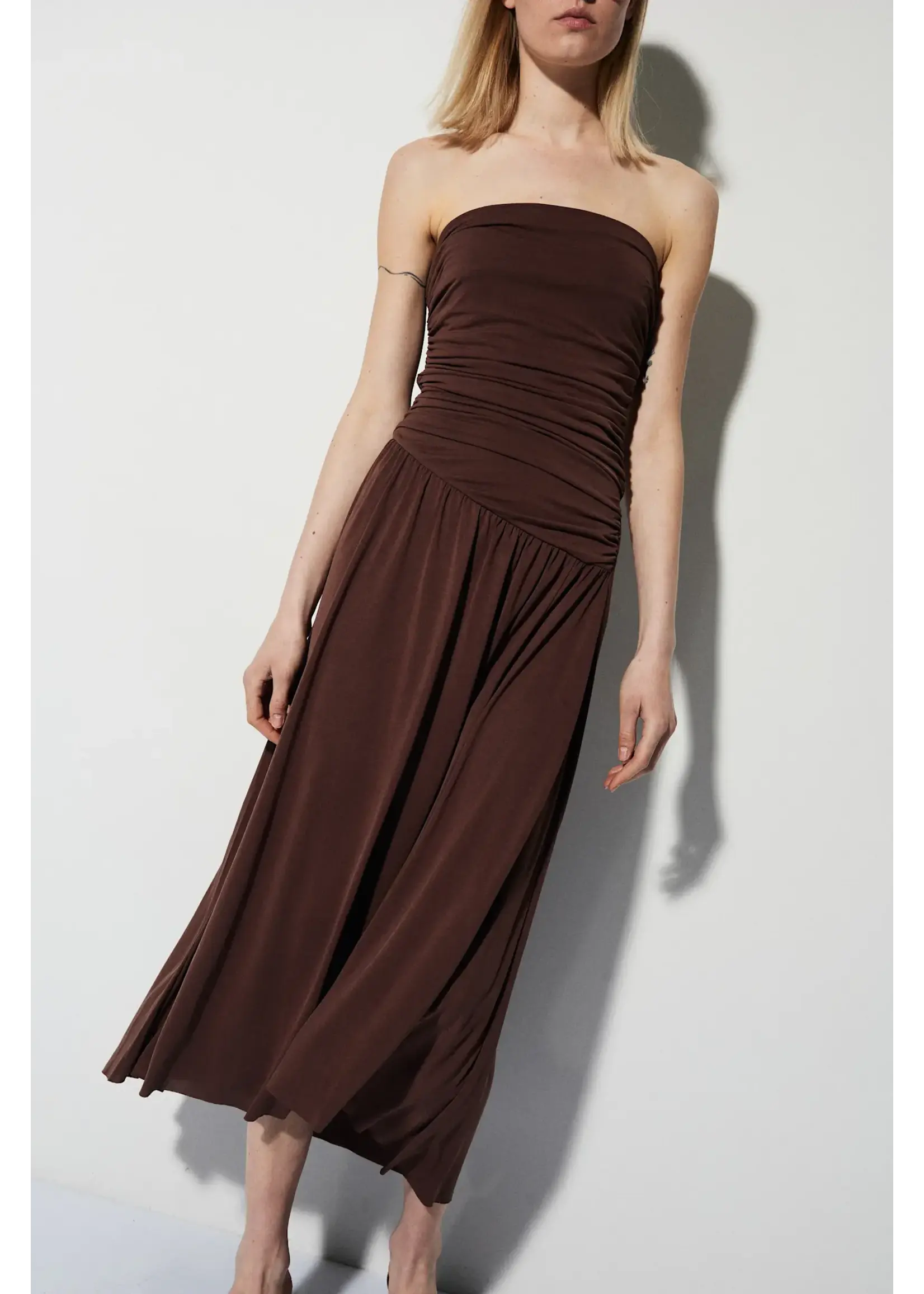 BSB BSB - Midi Jurk - Chocolade