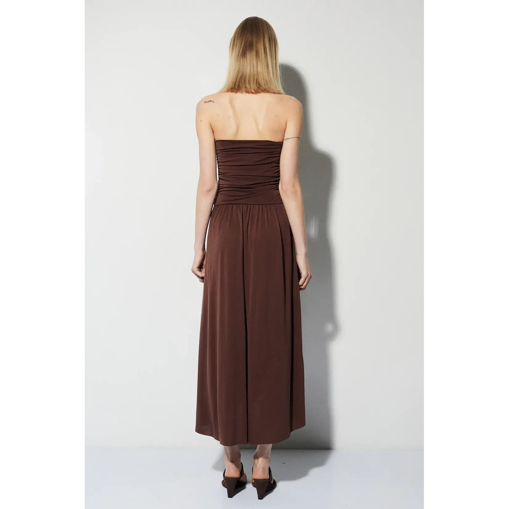 BSB BSB - Midi Jurk - Chocolade