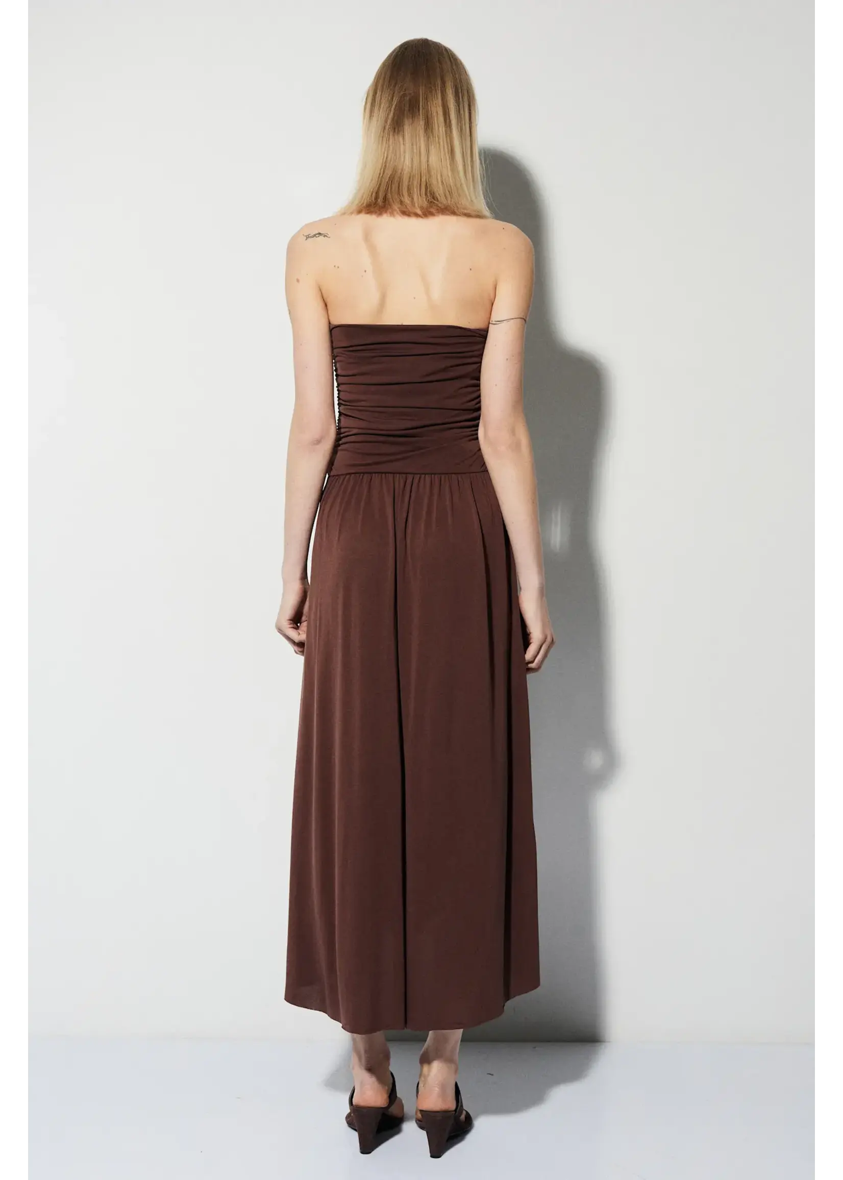 BSB BSB - Midi Jurk - Chocolade