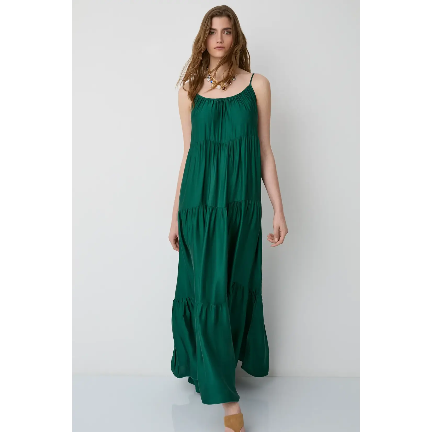 BSB BSB - Maxi jurk - Groen