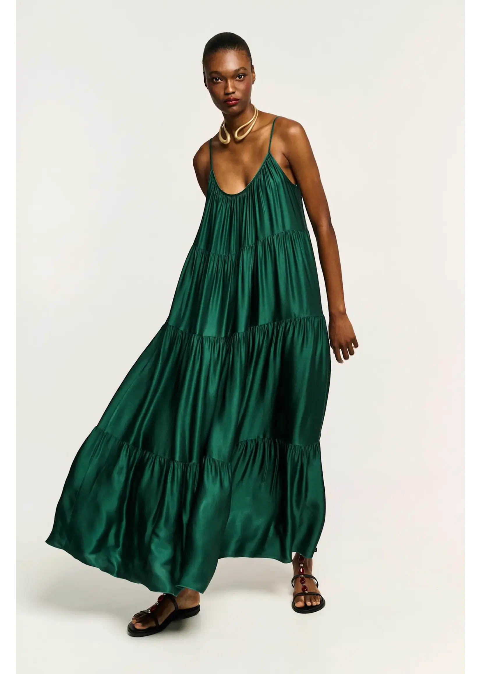 BSB BSB - Maxi jurk - Groen