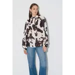 BSB BSB - Blouse met print - Chocolade
