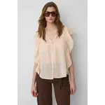 BSB BSB - Blouse met ruches - Lichtroze