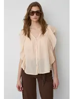 BSB BSB - Blouse met ruches - Lichtroze