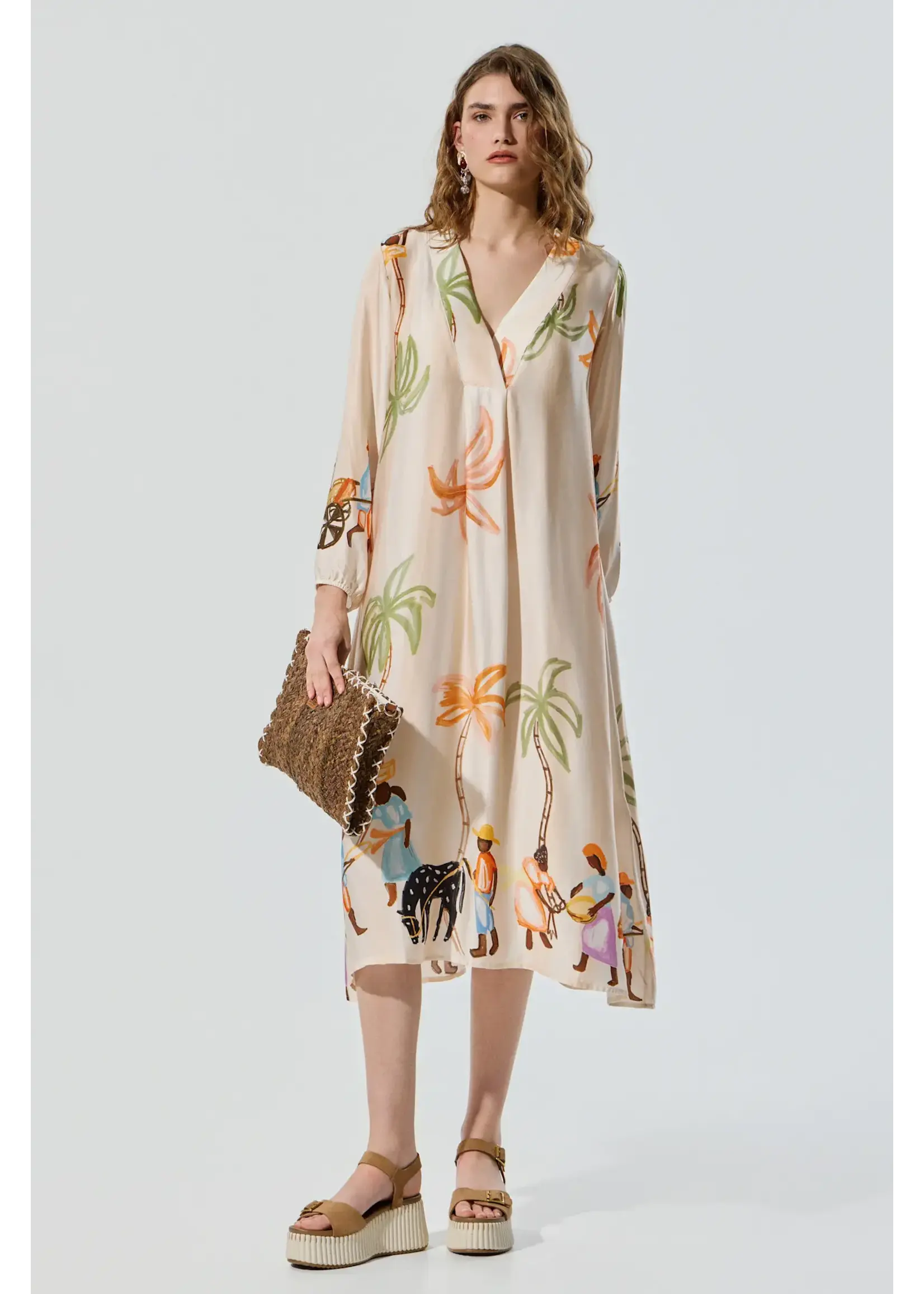 BSB BSB - Kaftan - Ivoor