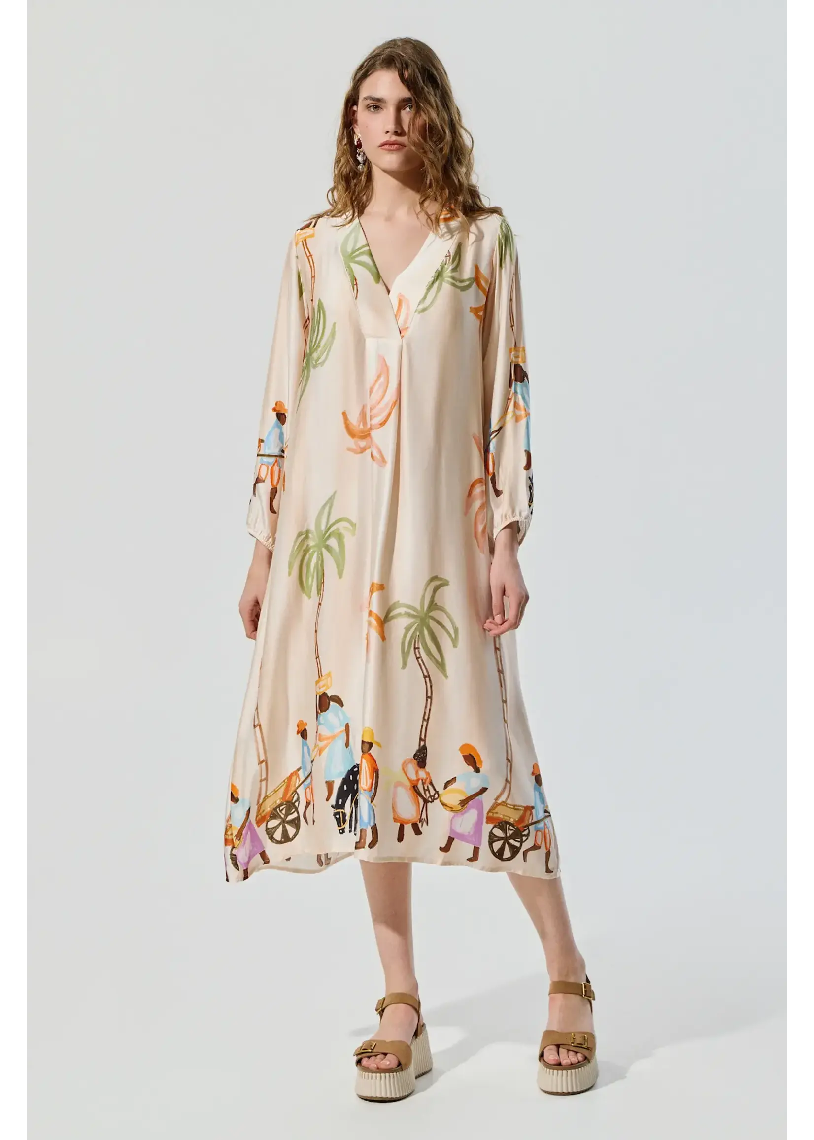 BSB BSB - Kaftan - Ivoor