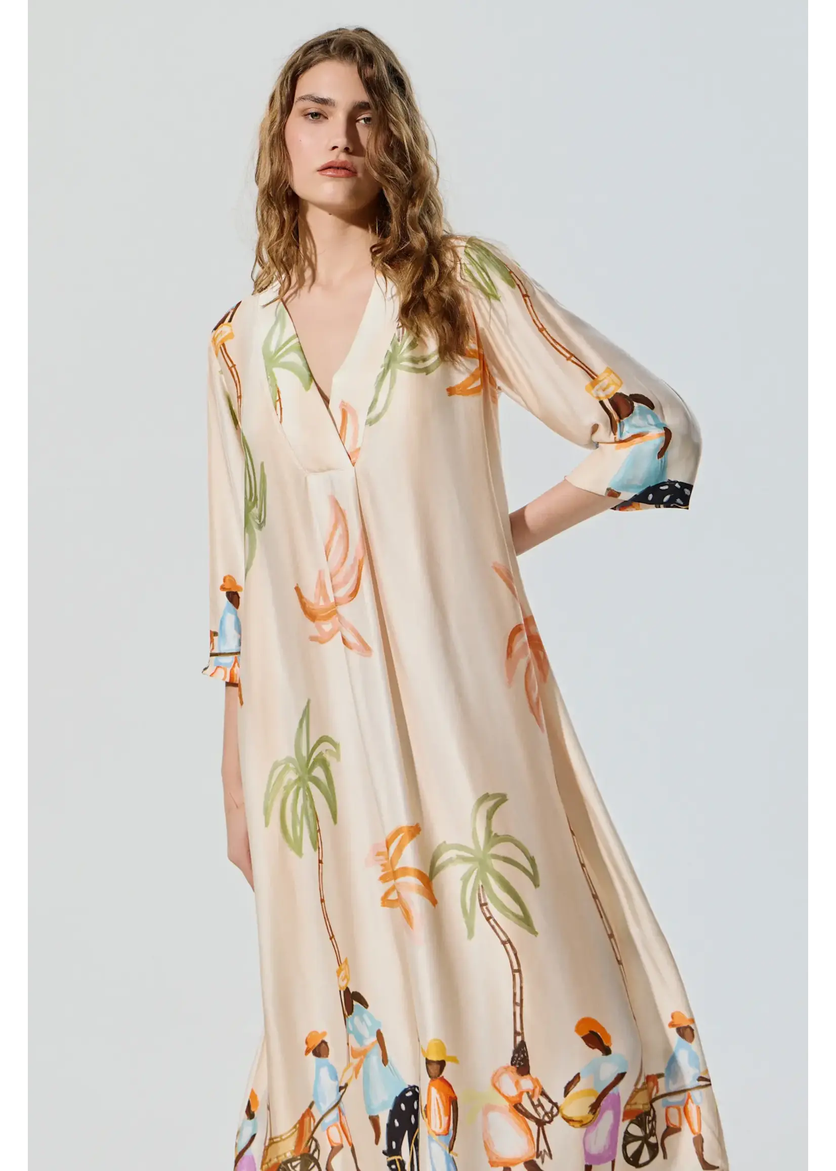 BSB BSB - Kaftan - Ivoor