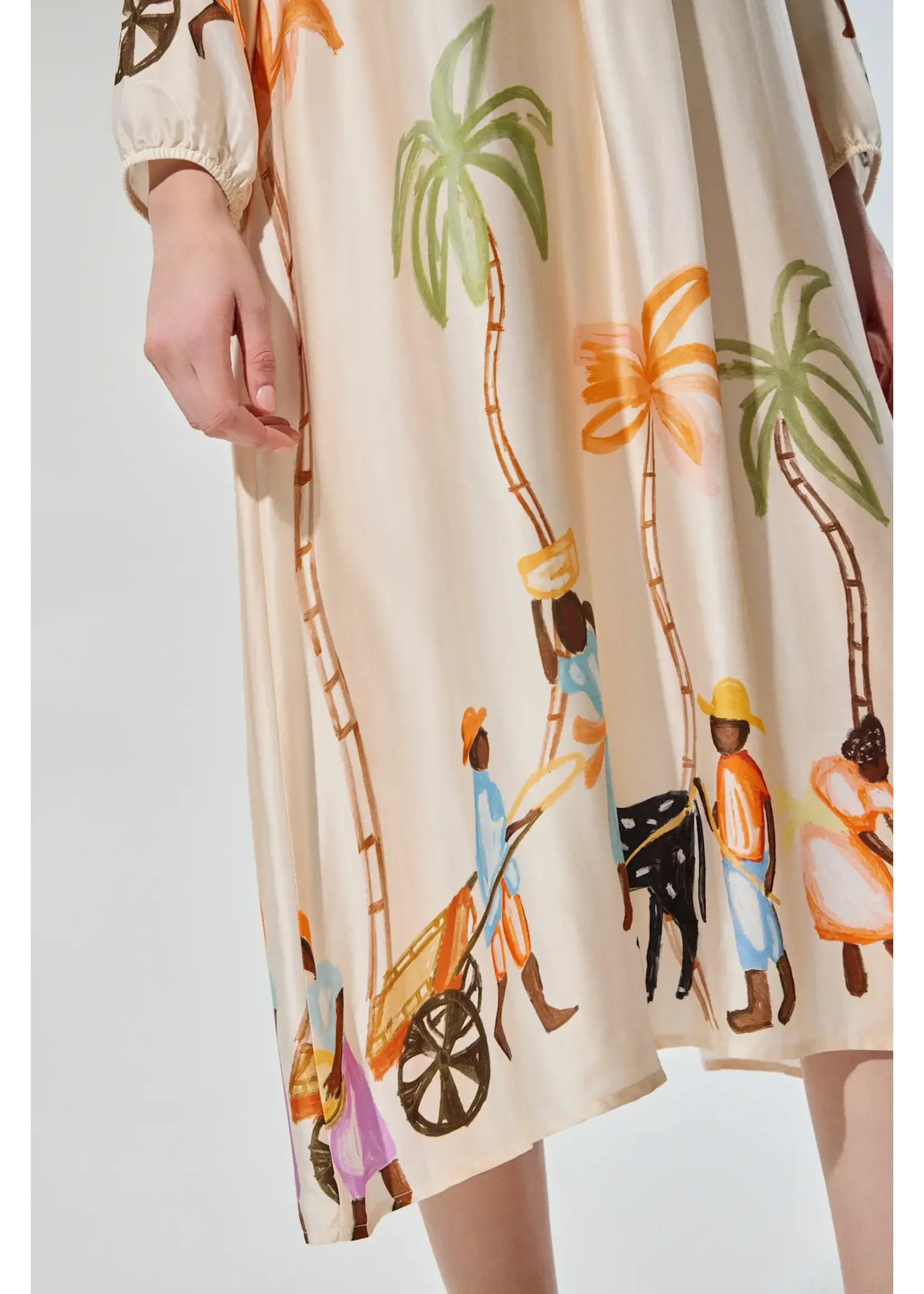 BSB BSB - Kaftan - Ivoor
