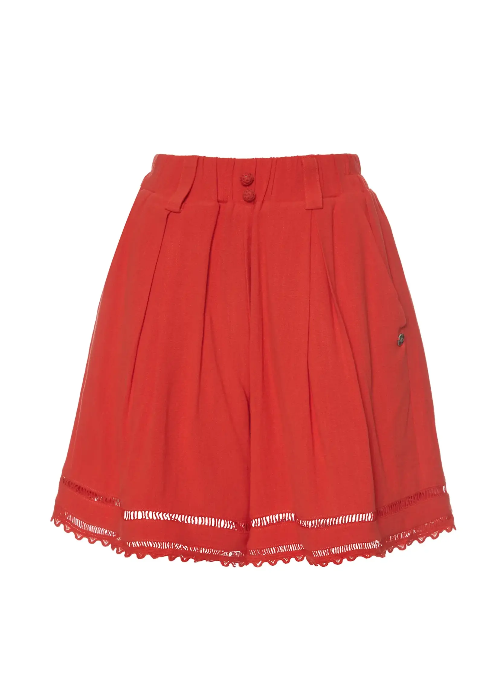 BSB BSB - Short met kant - Rood