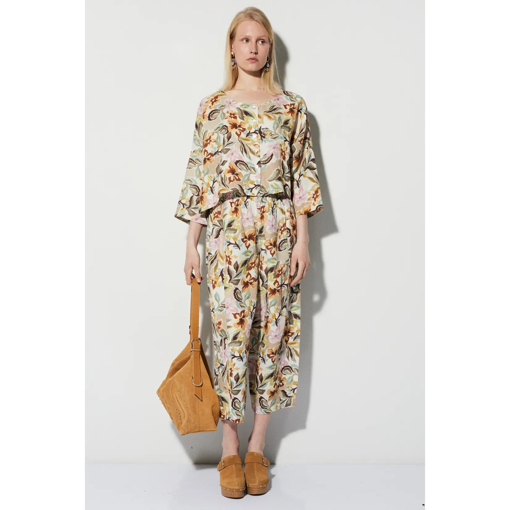 BSB BSB - Broek met Print - Zand
