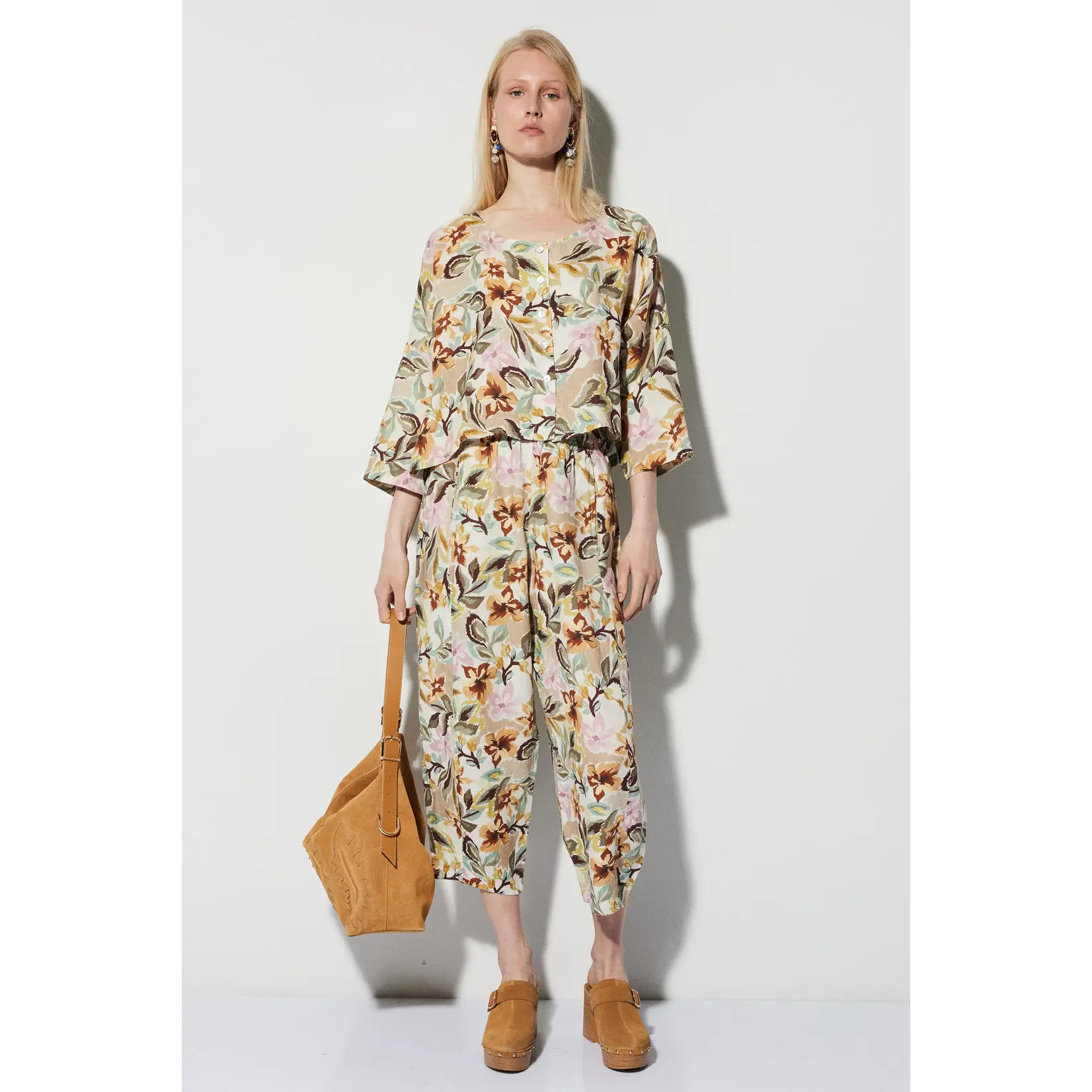 BSB BSB - Broek met Print - Zand