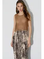 BSB BSB - Gehaakte top - Coffee