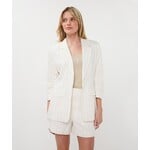 Esqualo Esqualo - Linnen Blazer - Off White/Sand