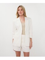 Esqualo Esqualo - Linnen Blazer - Off White/Sand