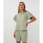 Esqualo Esqualo - Linnen Blouse - Soft Green