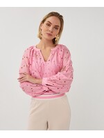 Esqualo Esqualo - Broderie Blouse - Romance Rose