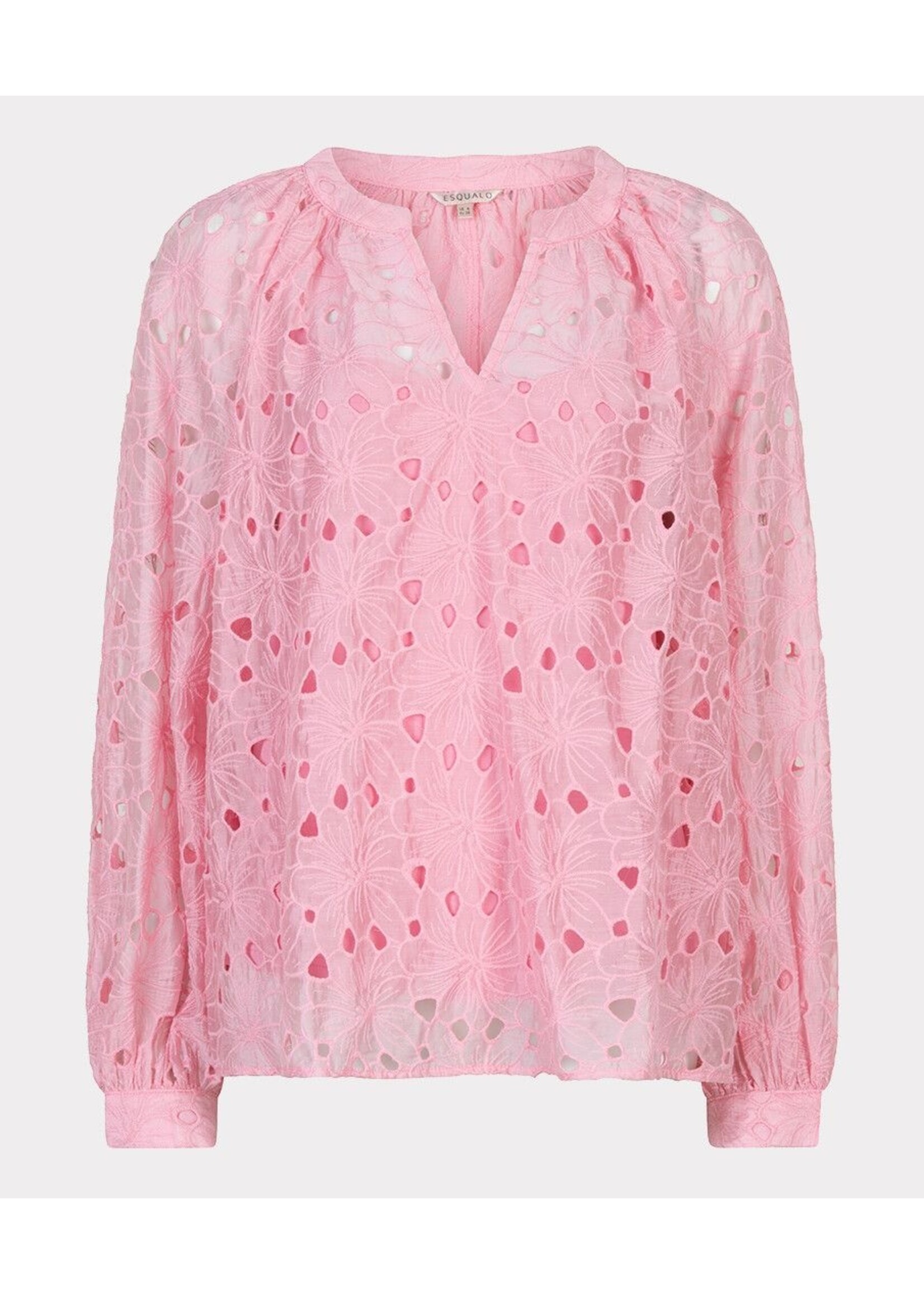 Esqualo Esqualo - Broderie Blouse - Romance Rose