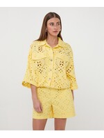 Esqualo Esqualo - Broderie Jacket - Lemon