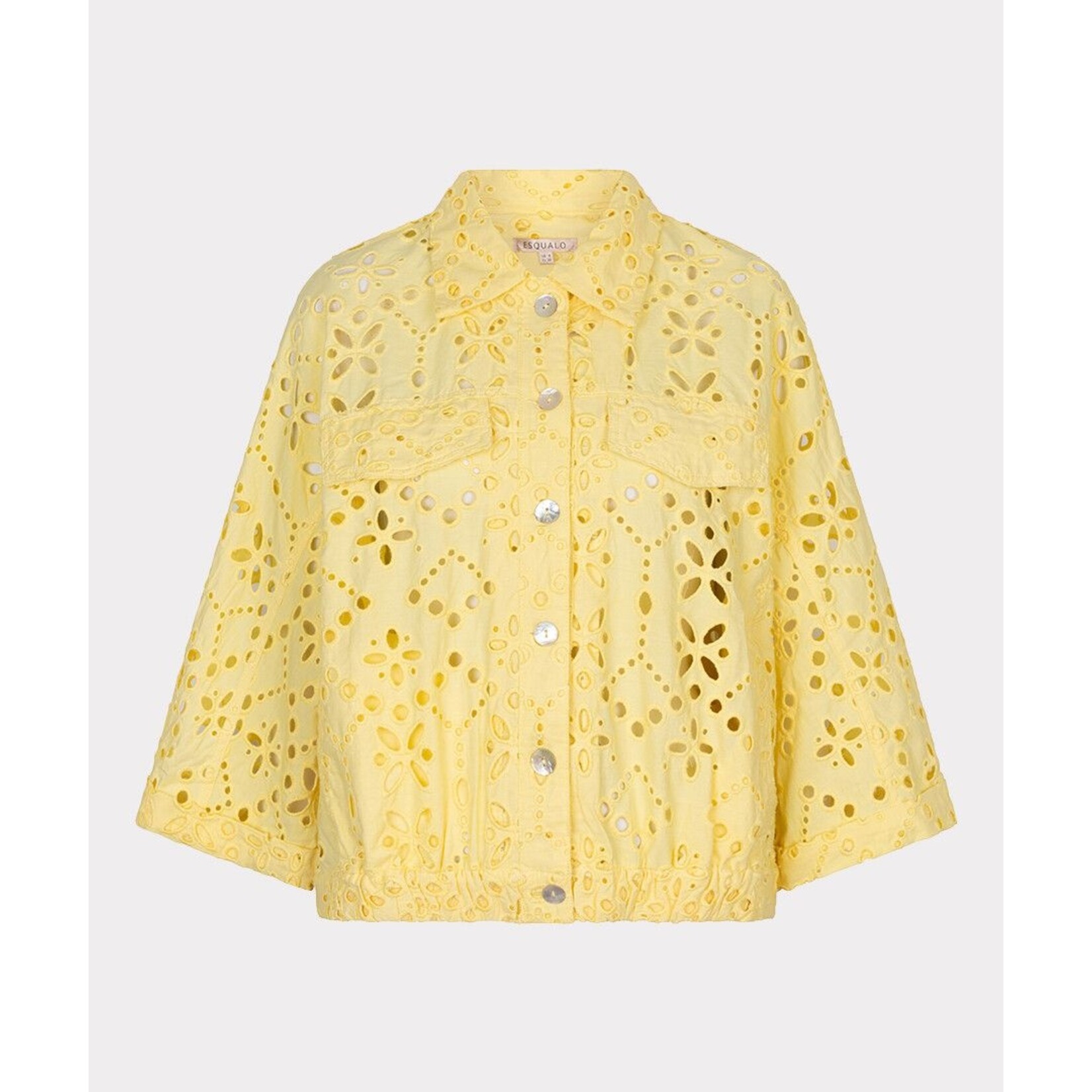 Esqualo Esqualo - Broderie Jacket - Lemon