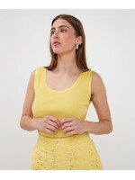 Esqualo Esqualo - Rib Top - Lemon