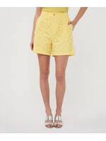 Esqualo Esqualo - Broderie Short - Lemon