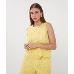 Esqualo Esqualo - Broderie Top - Lemon