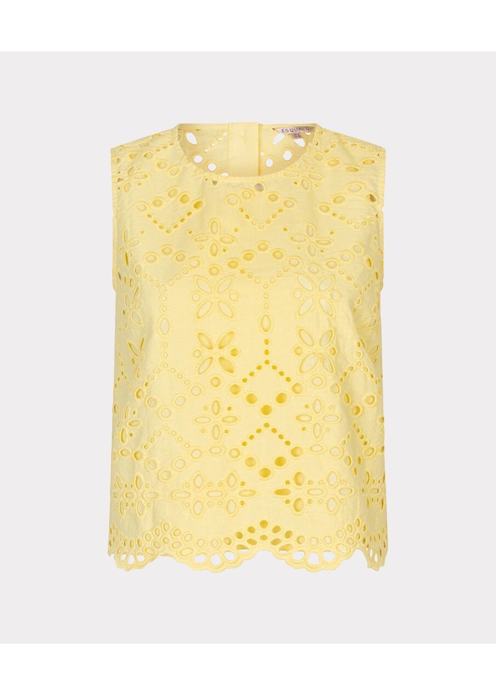 Esqualo Esqualo - Broderie Top - Lemon