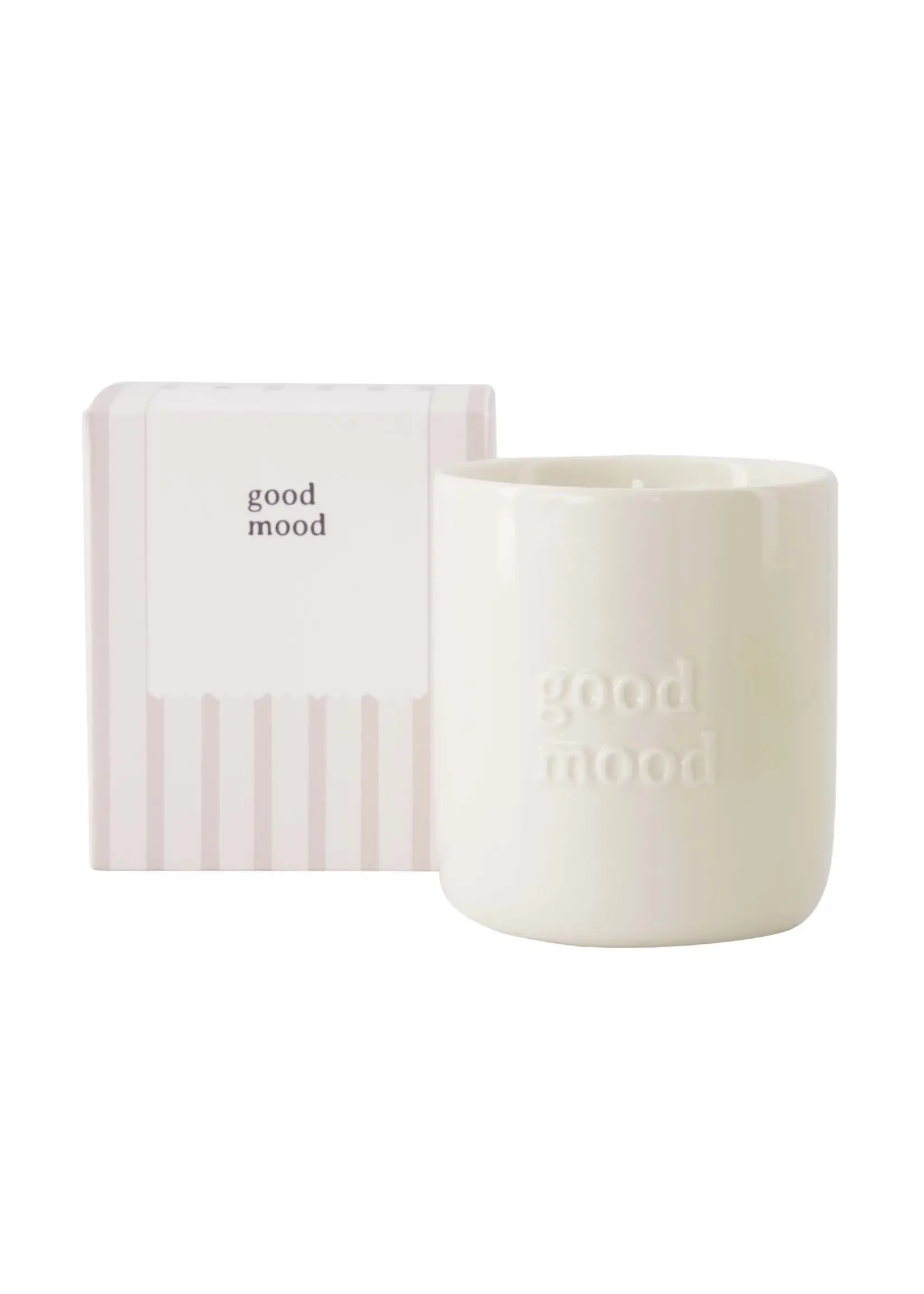 Zusss Zusss - Geurkaars 'Good Mood' - Wit/Zand